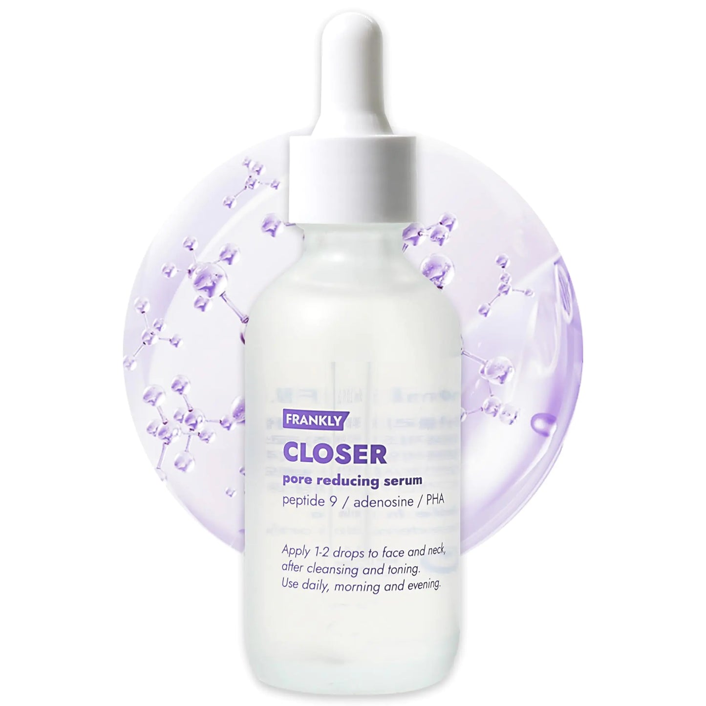 Frankly Closer Serum - Pore Minimizing, Anti-Aging, Elasticity, Hydration, Plump & Dewy Skin - All skin types
