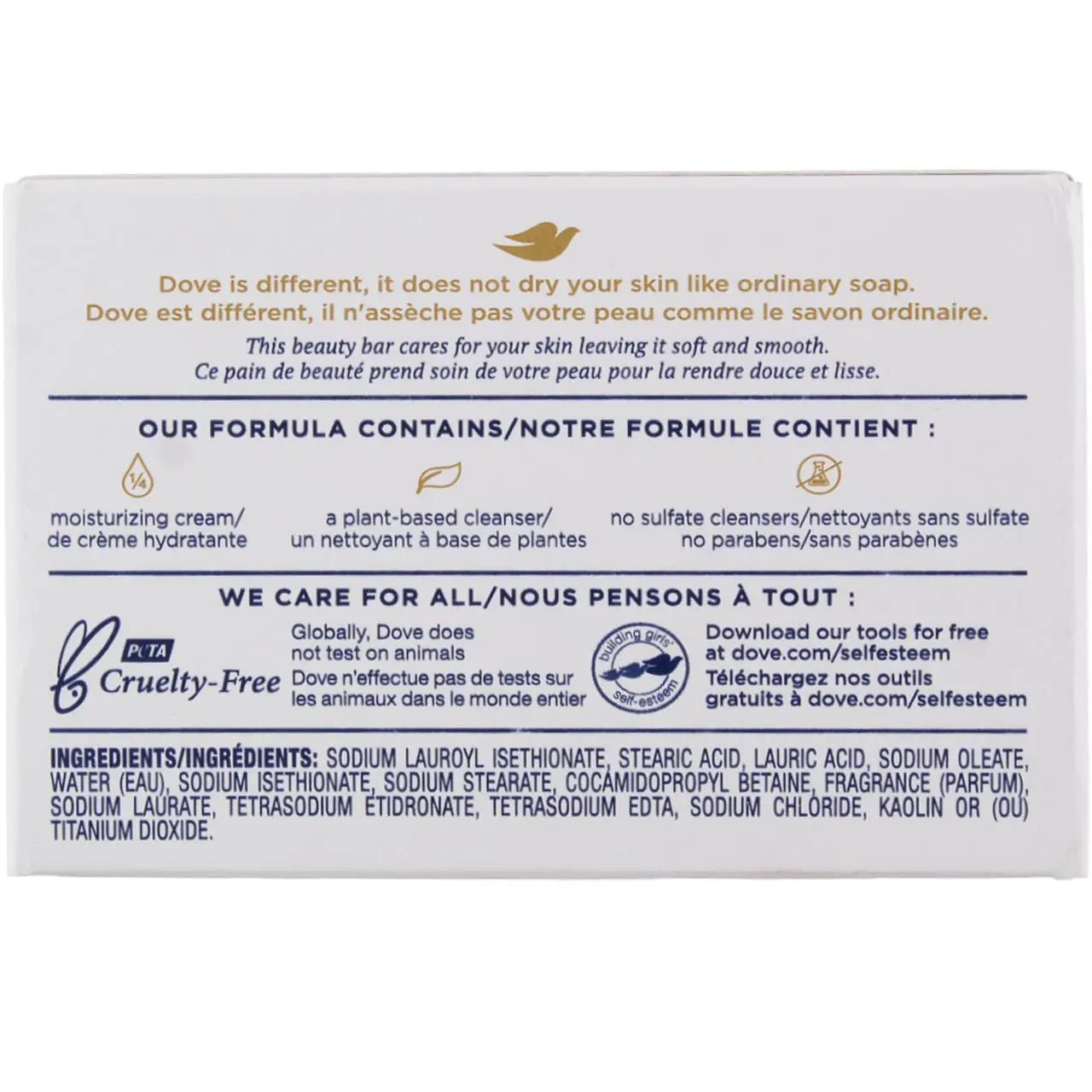 White Moisturizing Cream Beauty Bar Dove