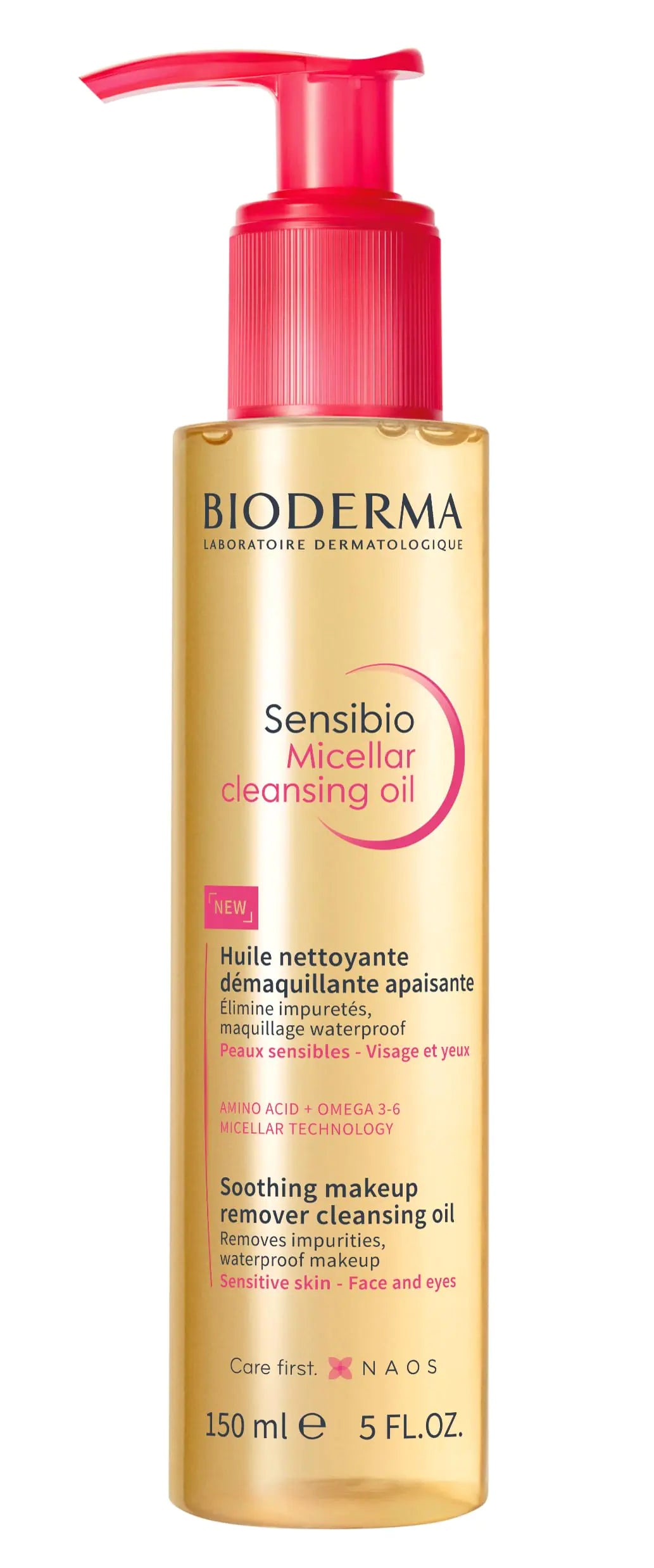 Bioderma Sensibio Micellar Cleansing Oil, 1st Ecobiological Micellar Oil Formula Cleanser