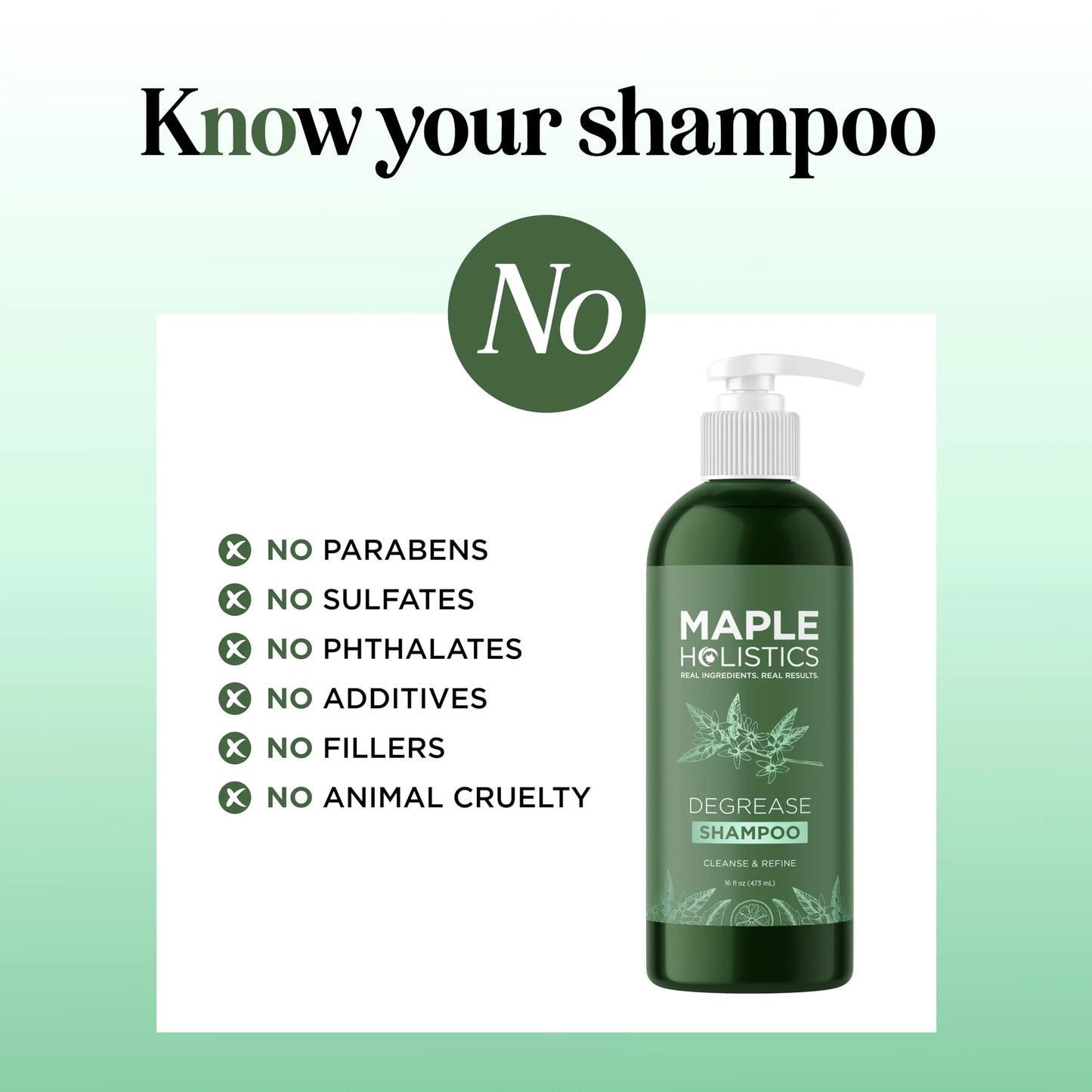 Clarifying Shampoo for Oily Hair and Scalp - Vegan Color Safe Sulfate & Paraben Free