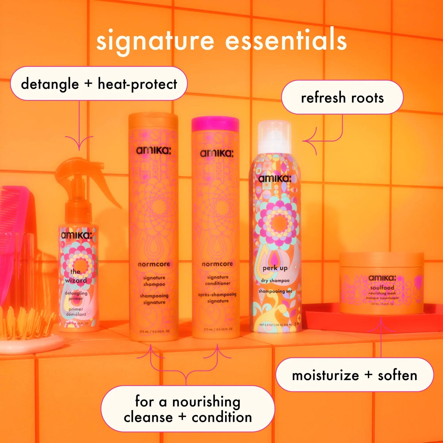 Amika perk up talc-free dry shampoo