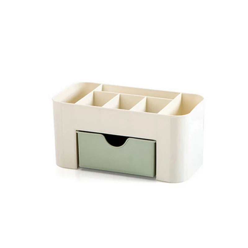 Double Layer Plastic Makeup Organizer - Storage Box