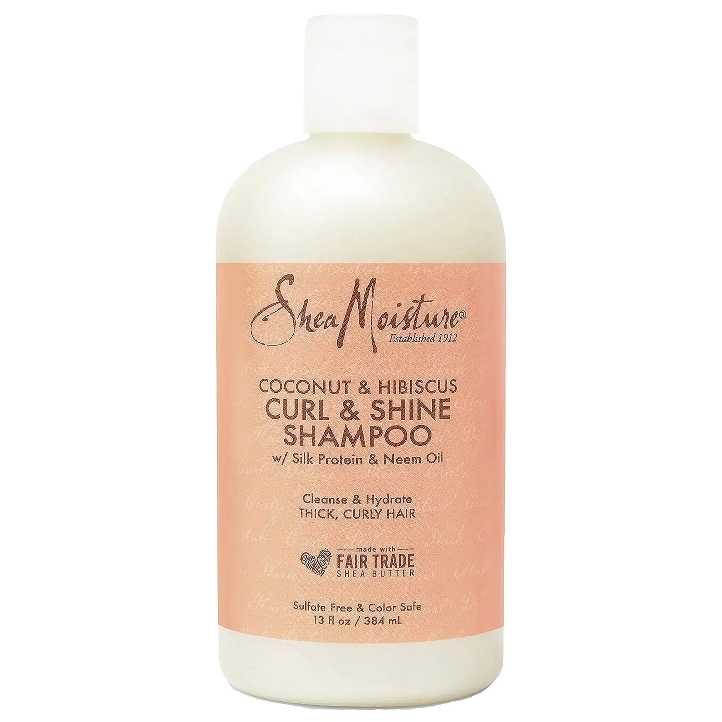 SheaMoisture Curl and Shine Coconut Shampoo for Curly Hair - Paraben Free