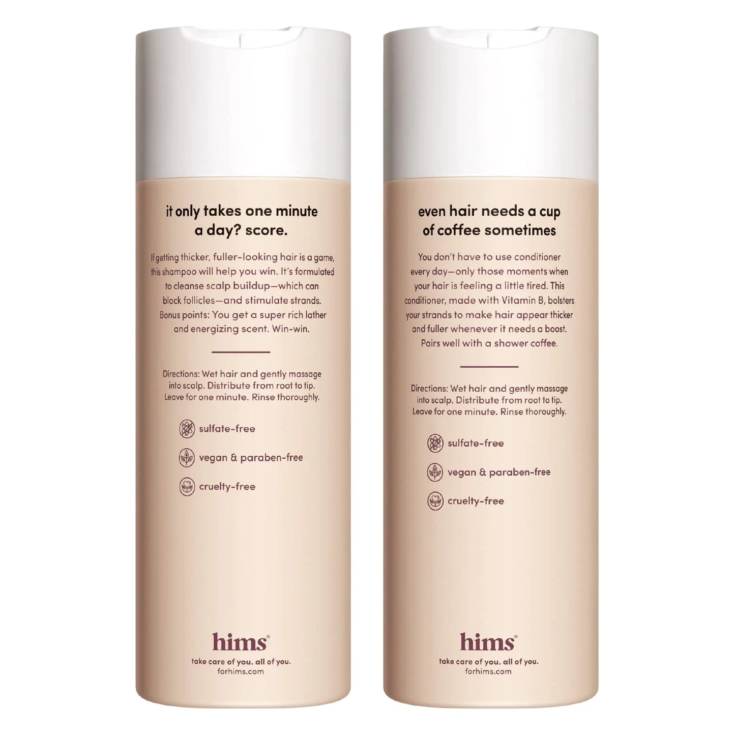 Thick Fix Shampoo and Conditioner Set for Men- Safe Hair Loss Shampoo and Conditioner