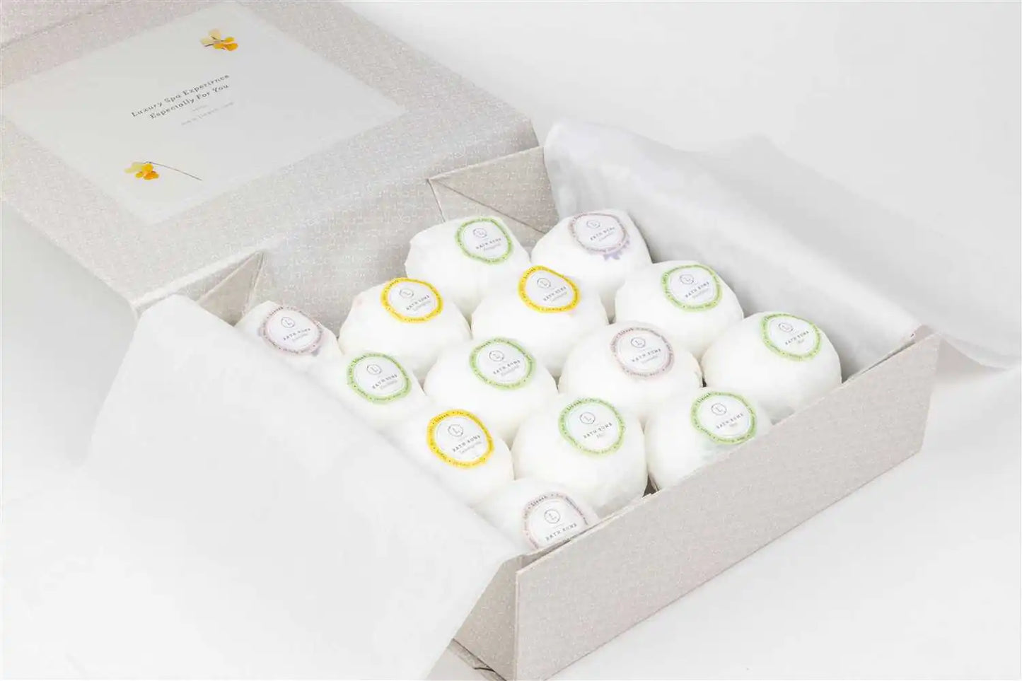 BathBombs, Set of 14 Big 100% Natural Relaxing BathBombs