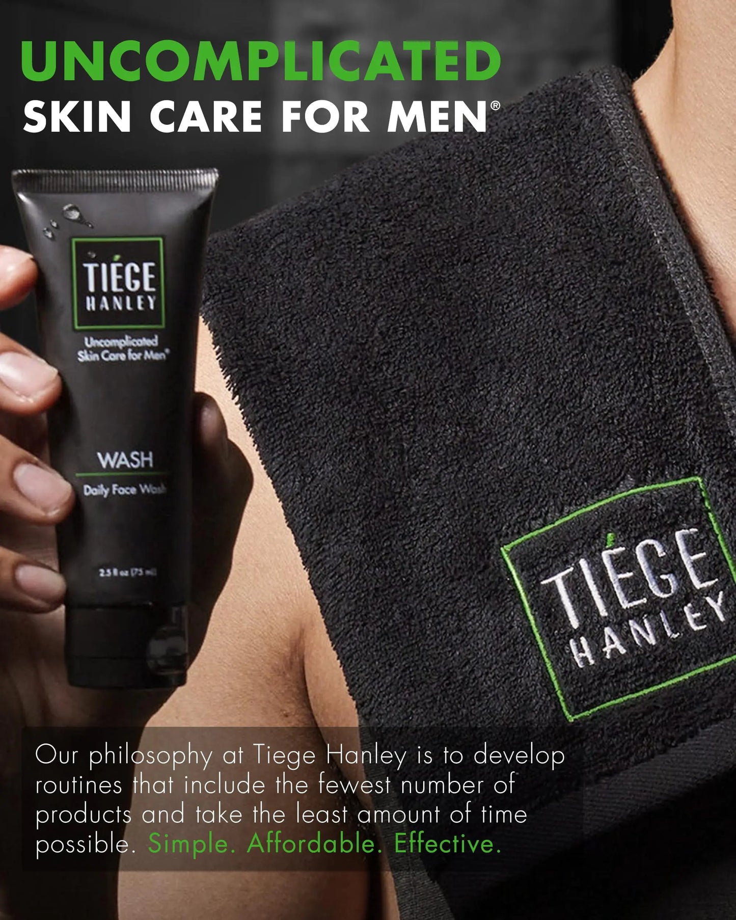 Tiege Hanley Mens Skincare Set, Advanced Skincare Routine for Men