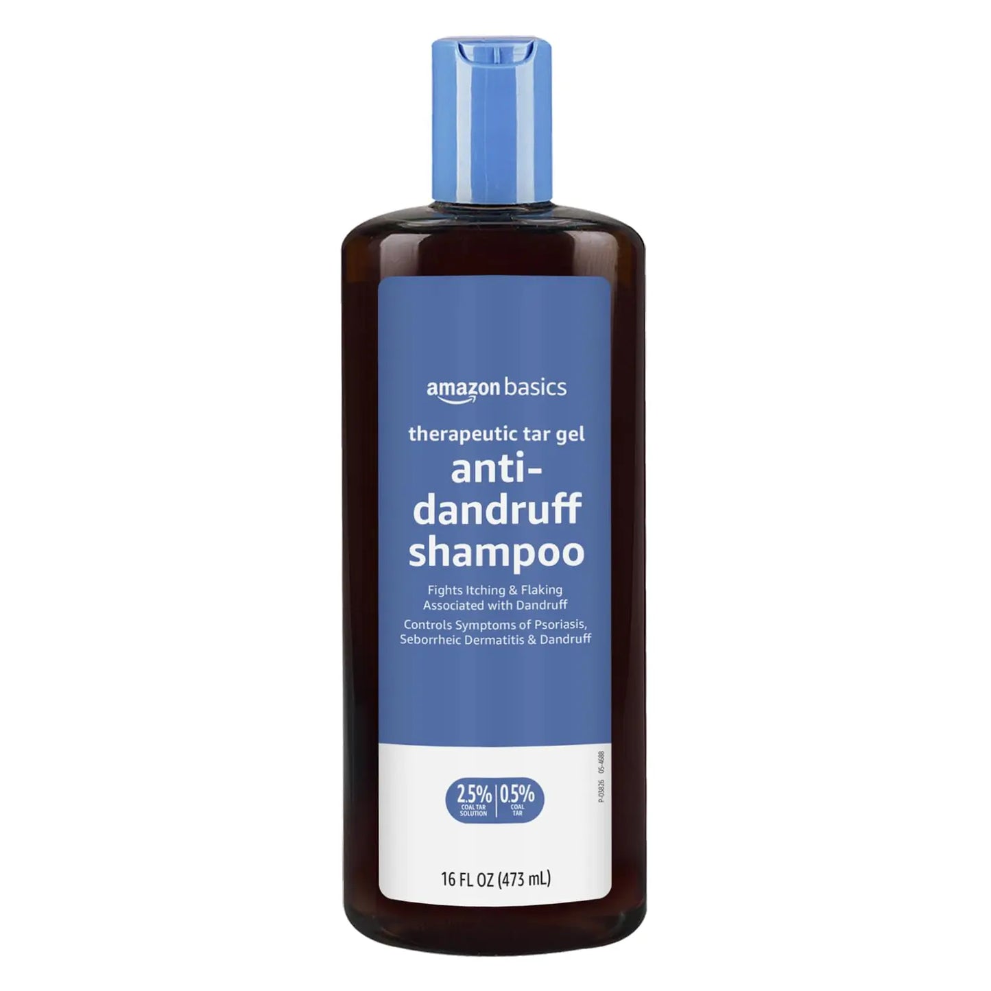 Amazon Basics Anti-Dandruff Shampoo 0.5% Coal Tar
