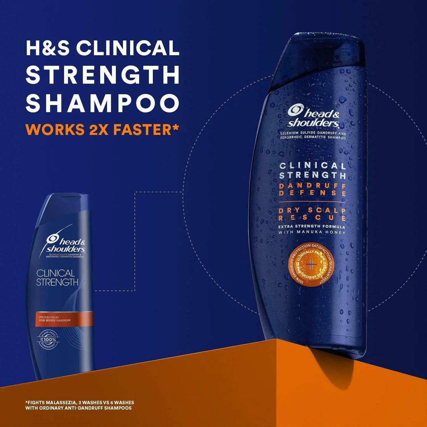 Head and Shoulders Anti Dandruff Shampoo - Clinical Strength, Seborrheic Dermatitis