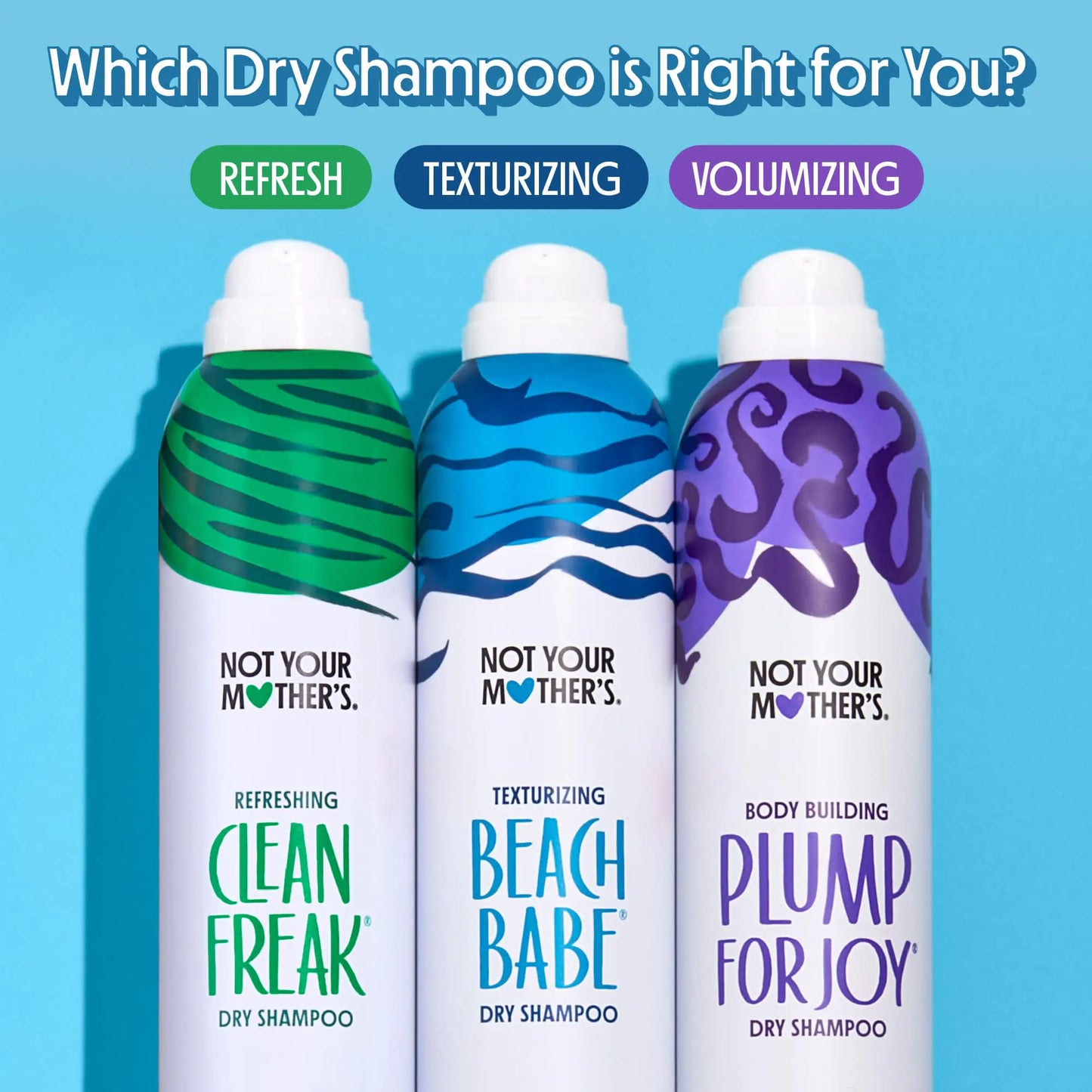 Not Your Mother's Babe Dry Shampoo (3-Pack) - Instantly Absorbs Oil