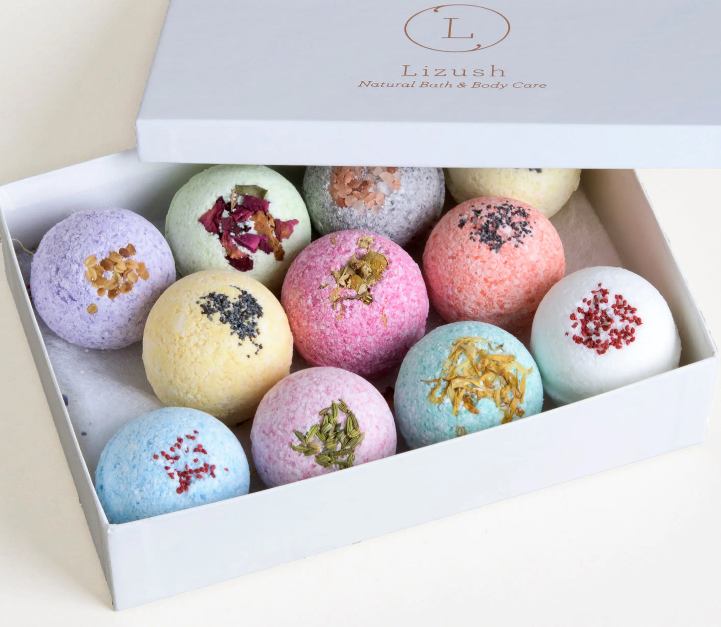 11 BathBombs Gift Box + one Free Bomb to make 12 !!