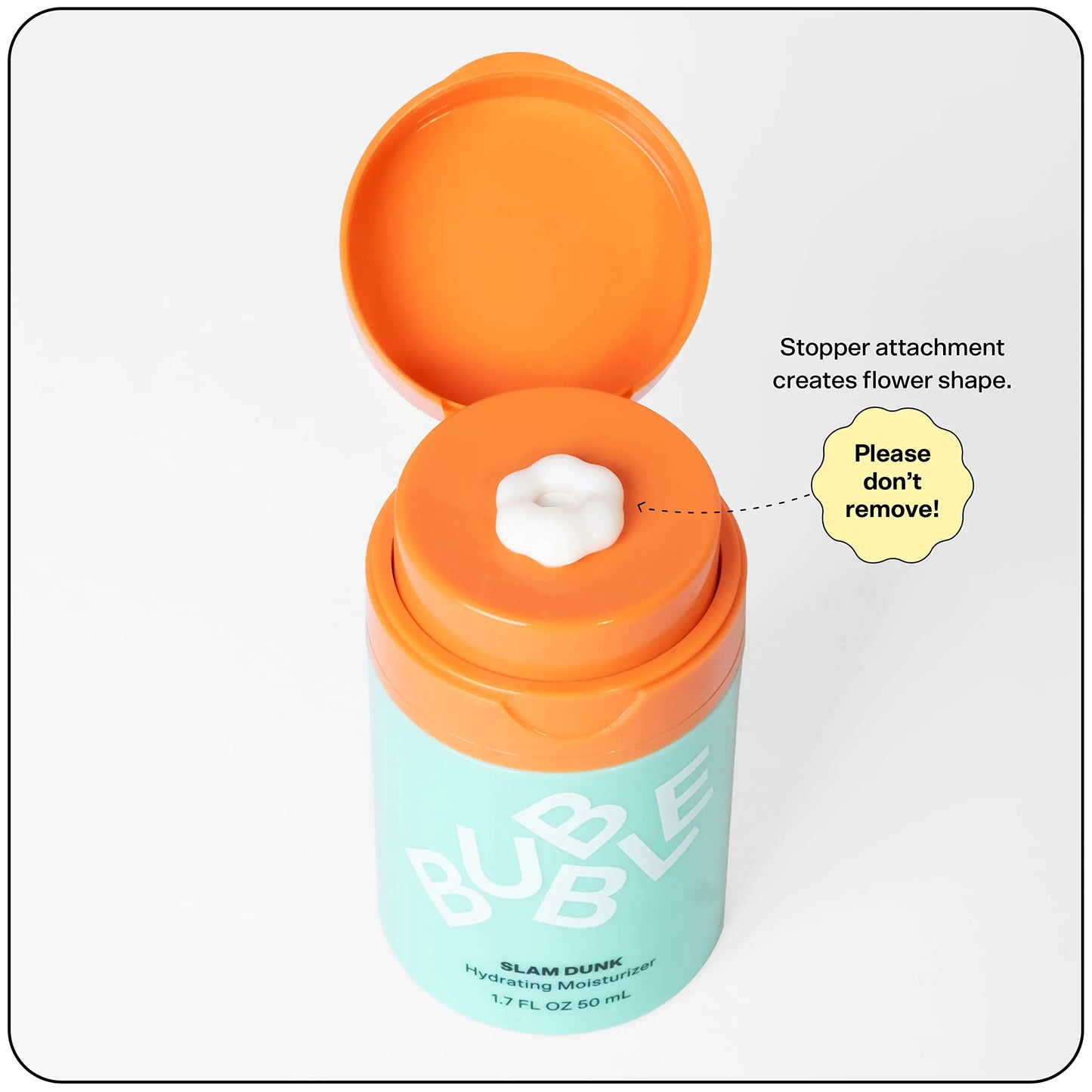 Bubble Skincare Slam Dunk Face Moisturizer - Hydrating Face Cream for Dry Skin Made with Vitamin E + Aloe Vera Juice