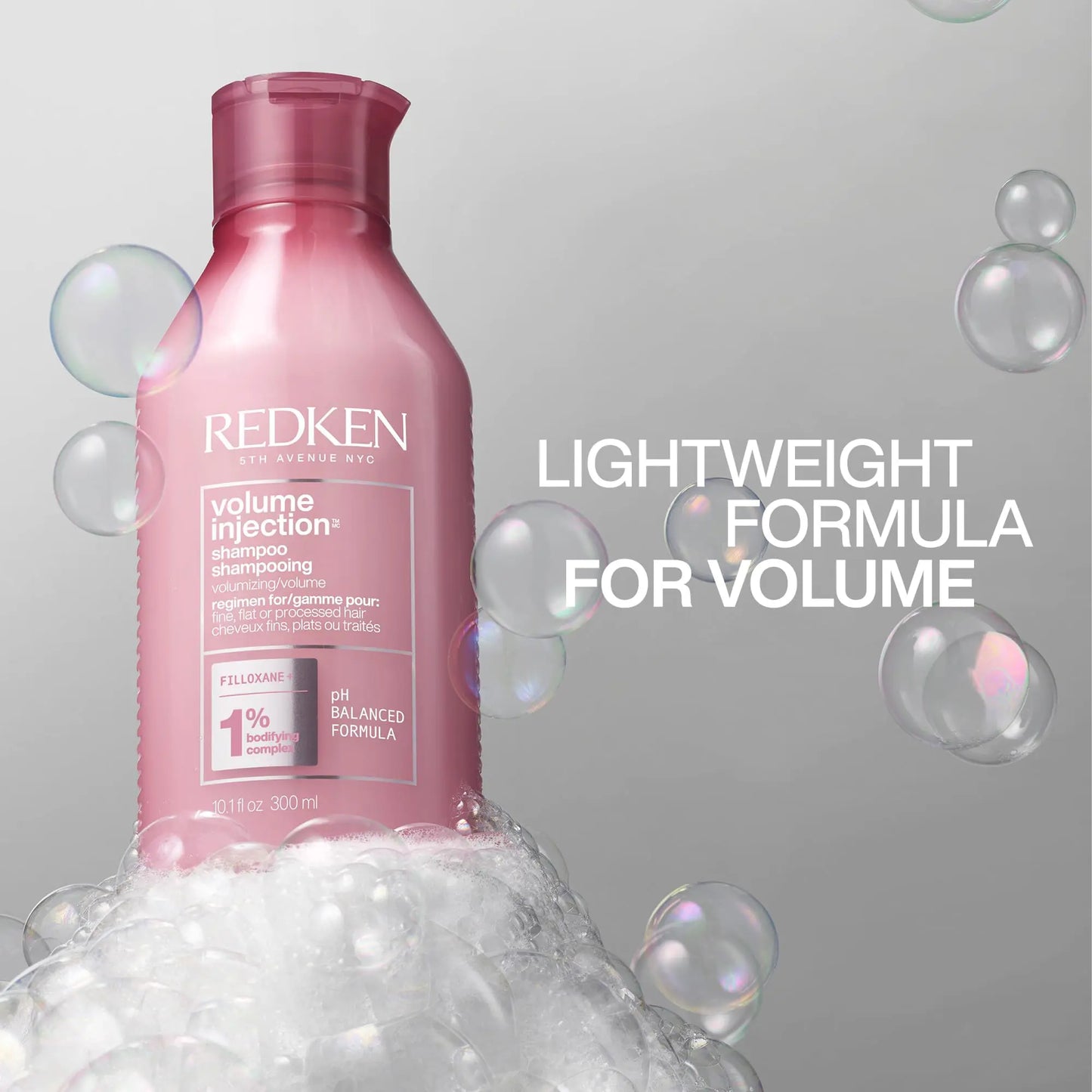 Redken Volume Injection Shampoo | Lightweight Volume Shampoo For Fine Hair | Paraben Free