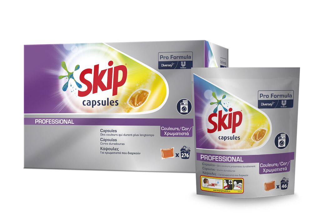 Skip Pro Formula Capsules Color - Liquid detergent in capsules