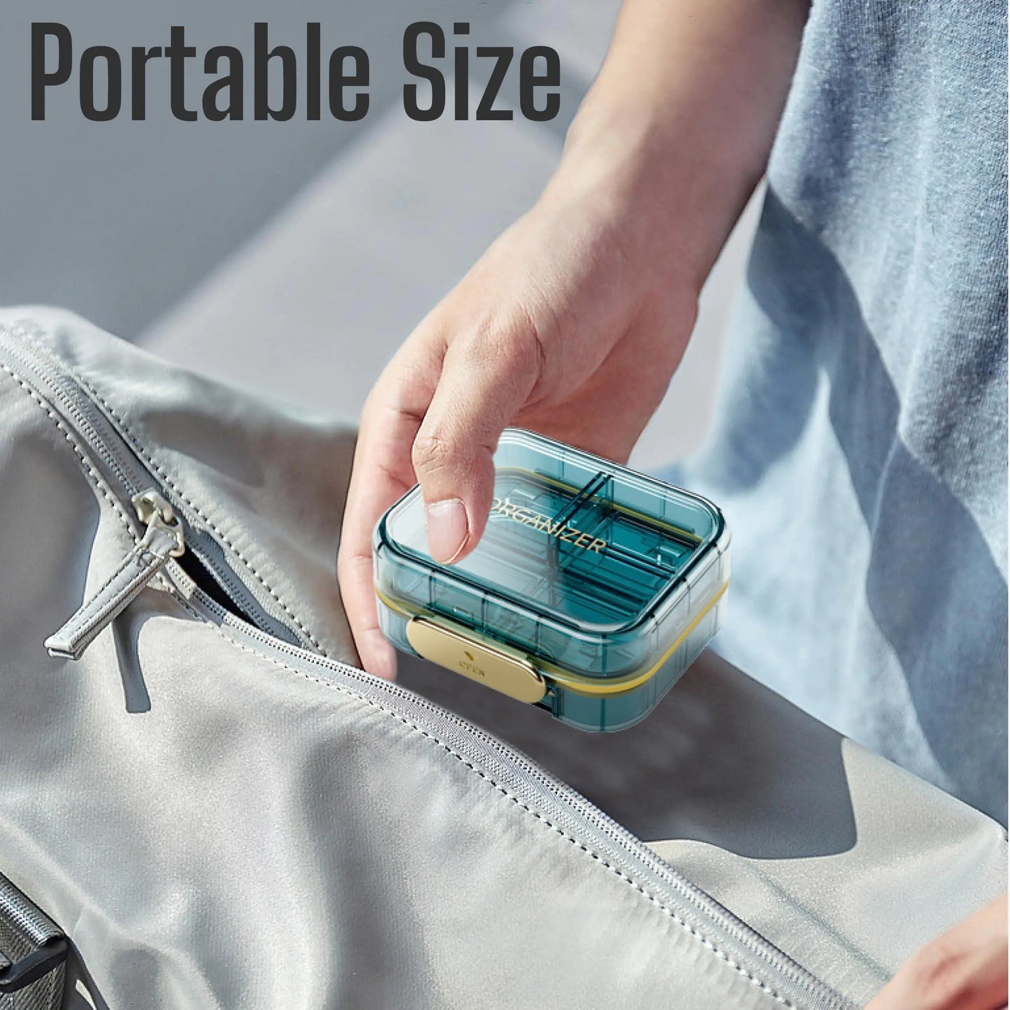 Medicine Pill Organizer Box - 7 Compartments