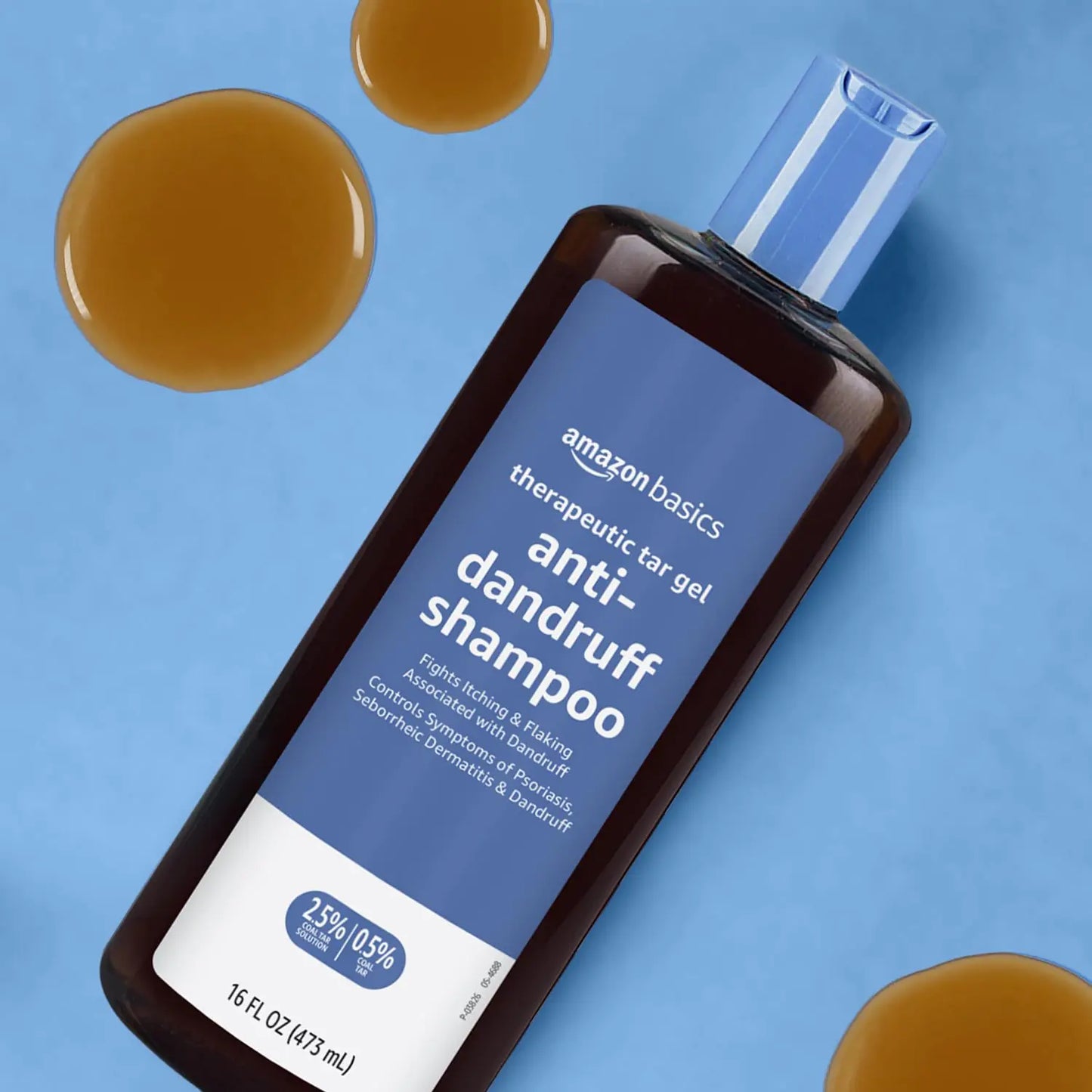 Amazon Basics Anti-Dandruff Shampoo 0.5% Coal Tar