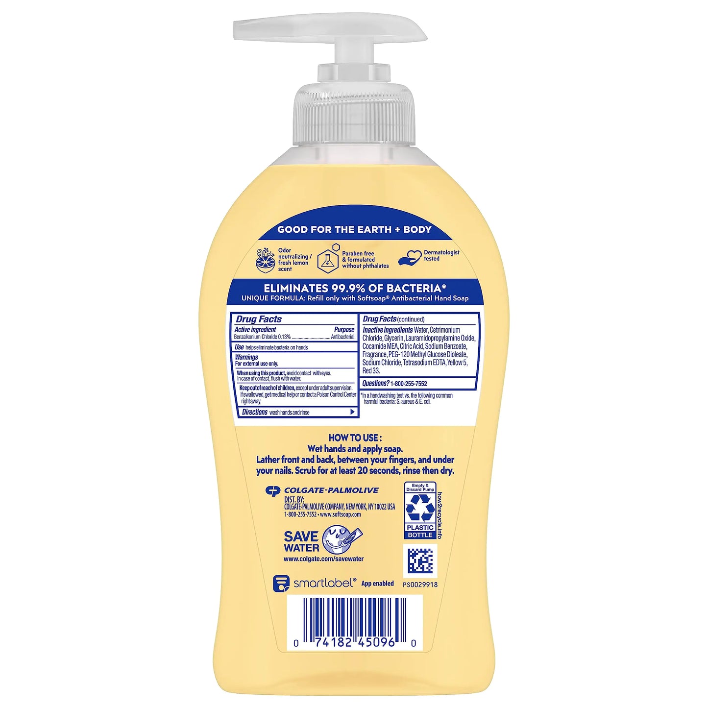 Softsoap Antibacterial Liquid Soap, (Pack of 6)