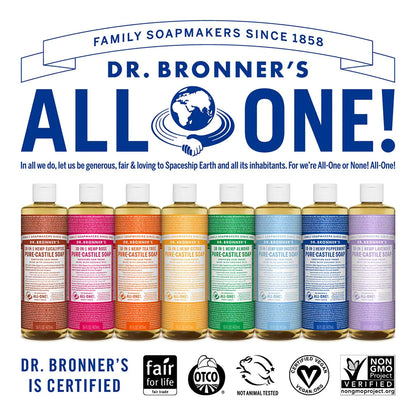 Dr. Bronner's - Pure-Castile Liquid Soap, Concentrated, Vegan, Non-GMO Lavender