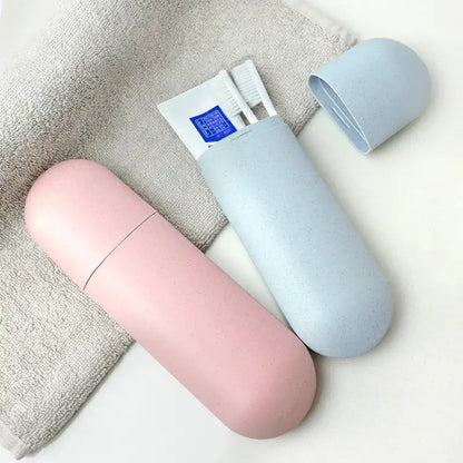 Travel Toothpaste And Toothbrush Holder