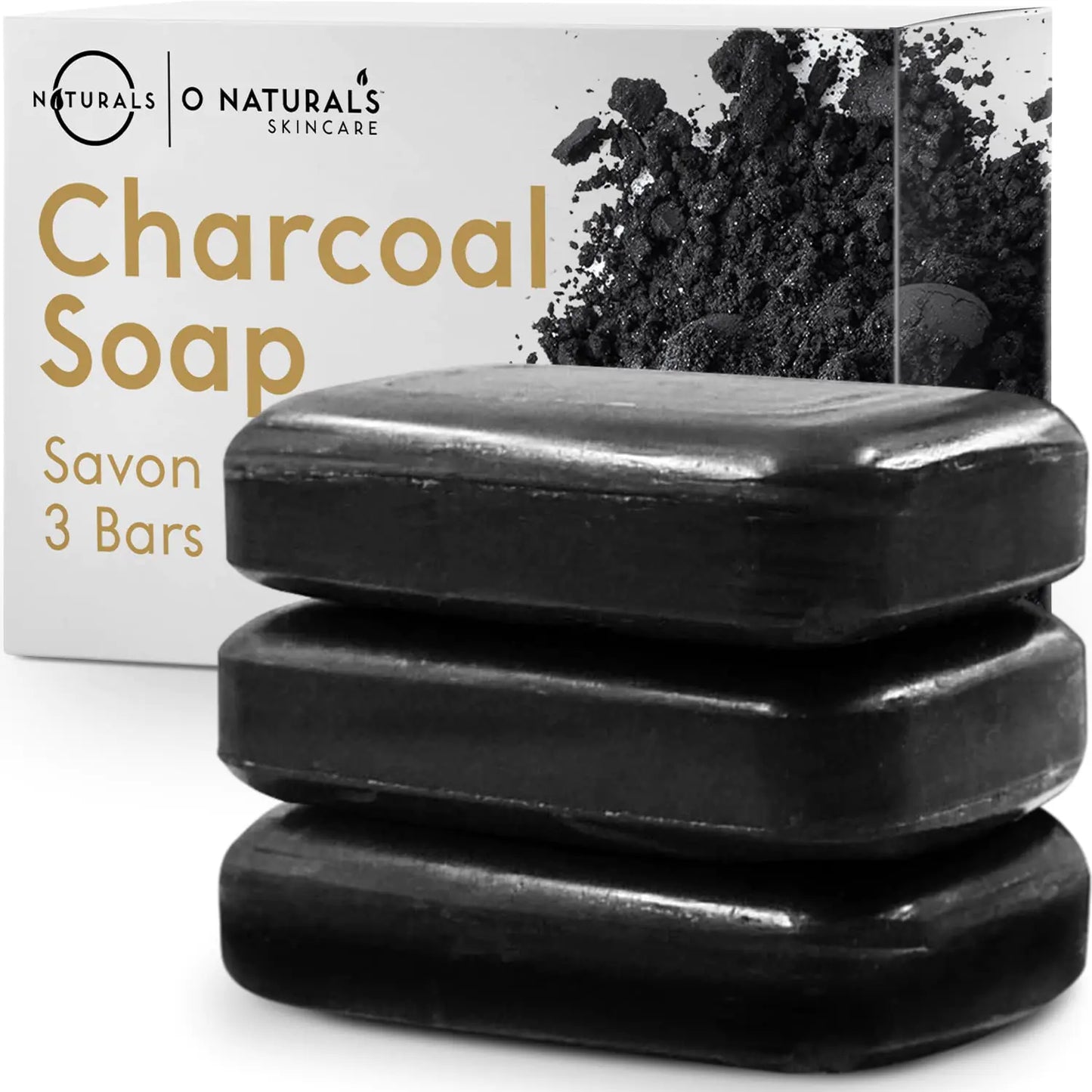 O NATURALS 100% Natural Bar Soap - Body Wash Soap Bar & Face Soap - (Pack of 6)