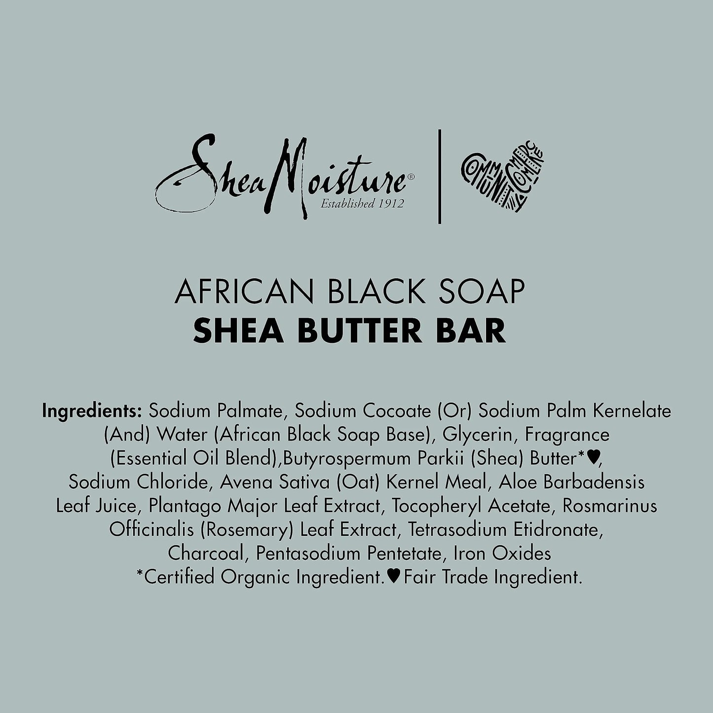 SheaMoisture Bar Soap - African Black Soap for Troubled Skin