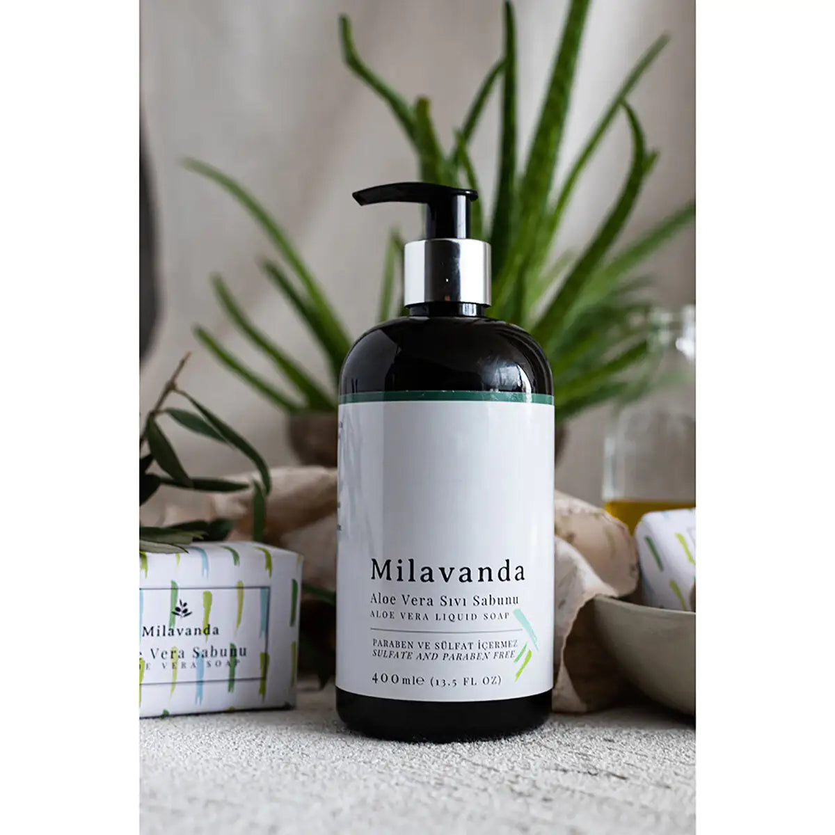 Milavanda Aloe Vera Liquid Soap 400 Ml