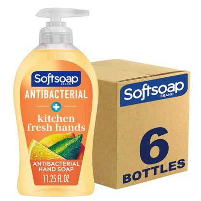 Softsoap Antibacterial Liquid Soap, (Pack of 6)