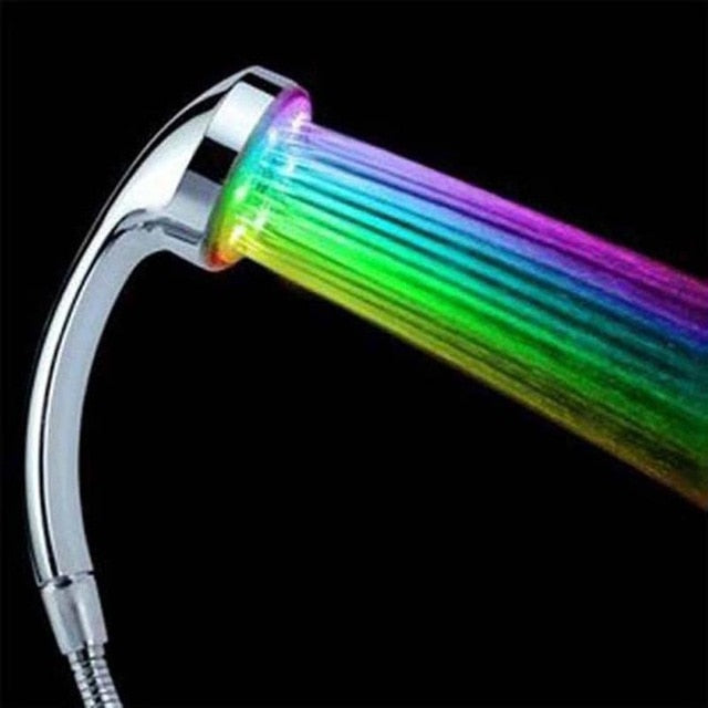 Color changing shower head